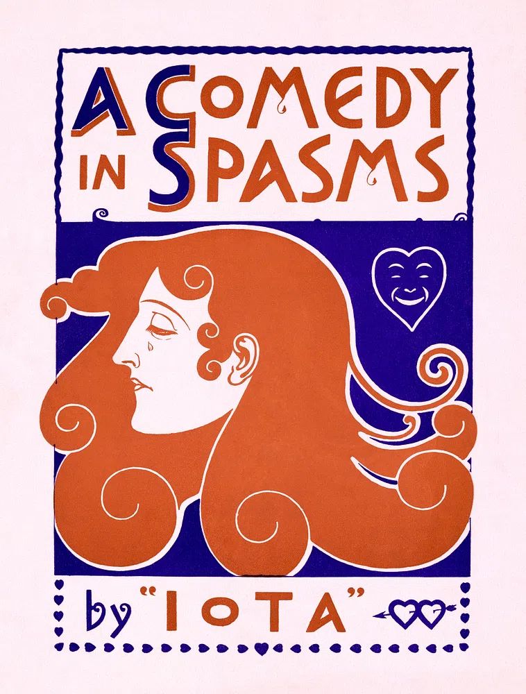 A Comedy in Spasms — Vintage Print. poster detail