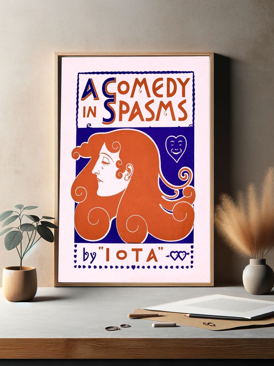 A Comedy in Spasms — Vintage Print. — room view 2