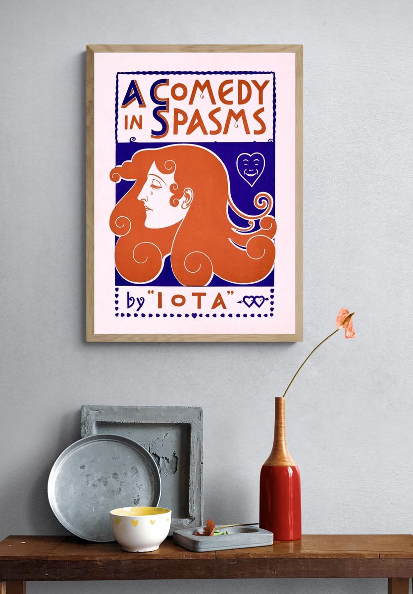 A Comedy in Spasms — Vintage Print. — room view 3