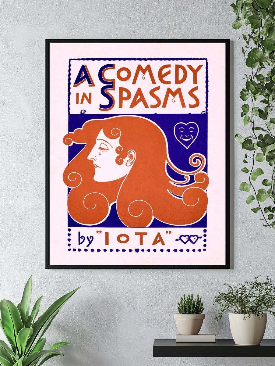A Comedy in Spasms — Vintage Print. — room view 4