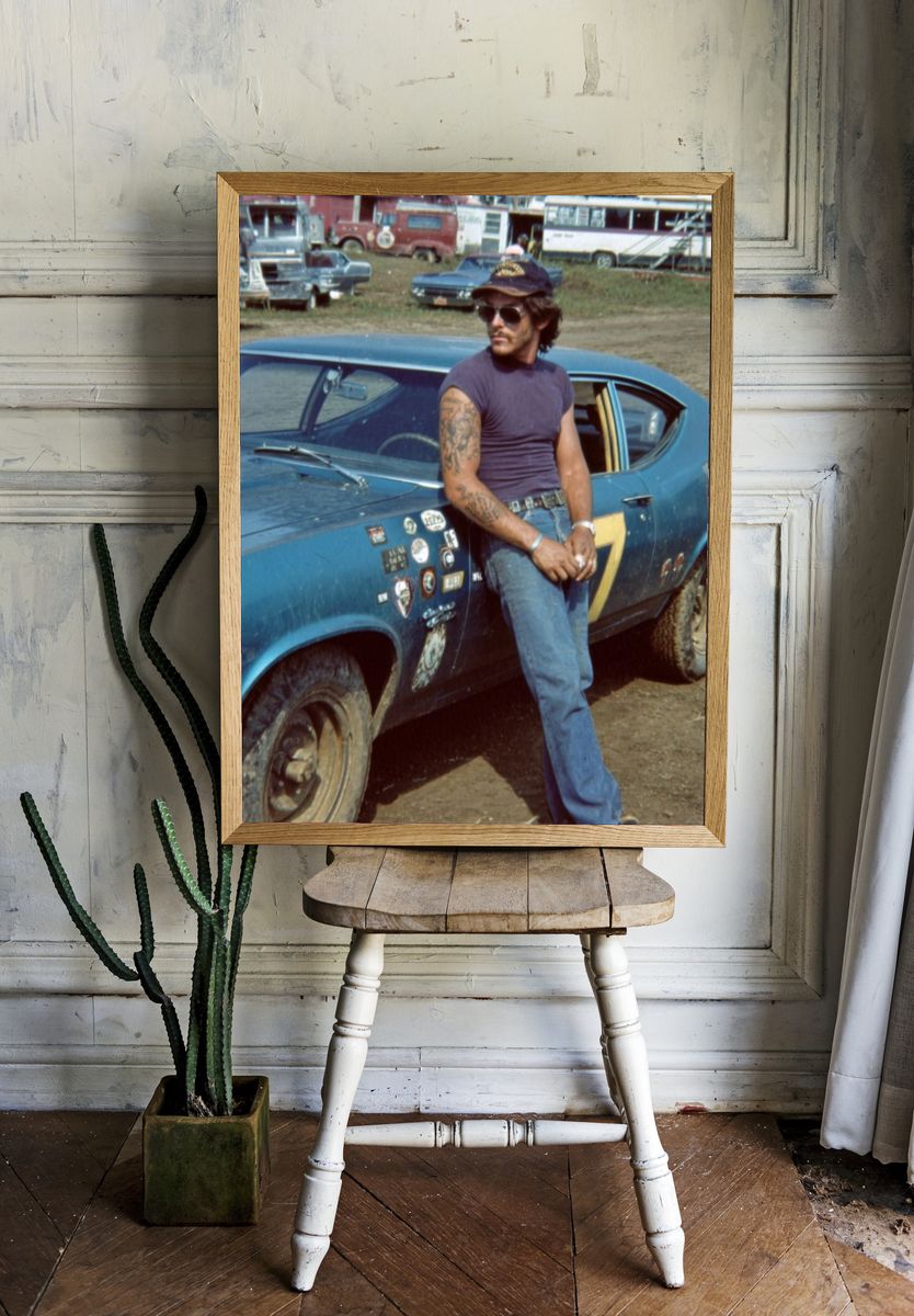 Vintage Racing Car Enthusiast Poster. room preview