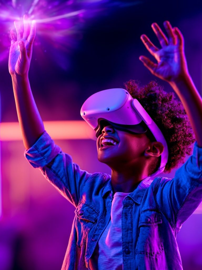 VR Joy Portrait Poster. poster detail