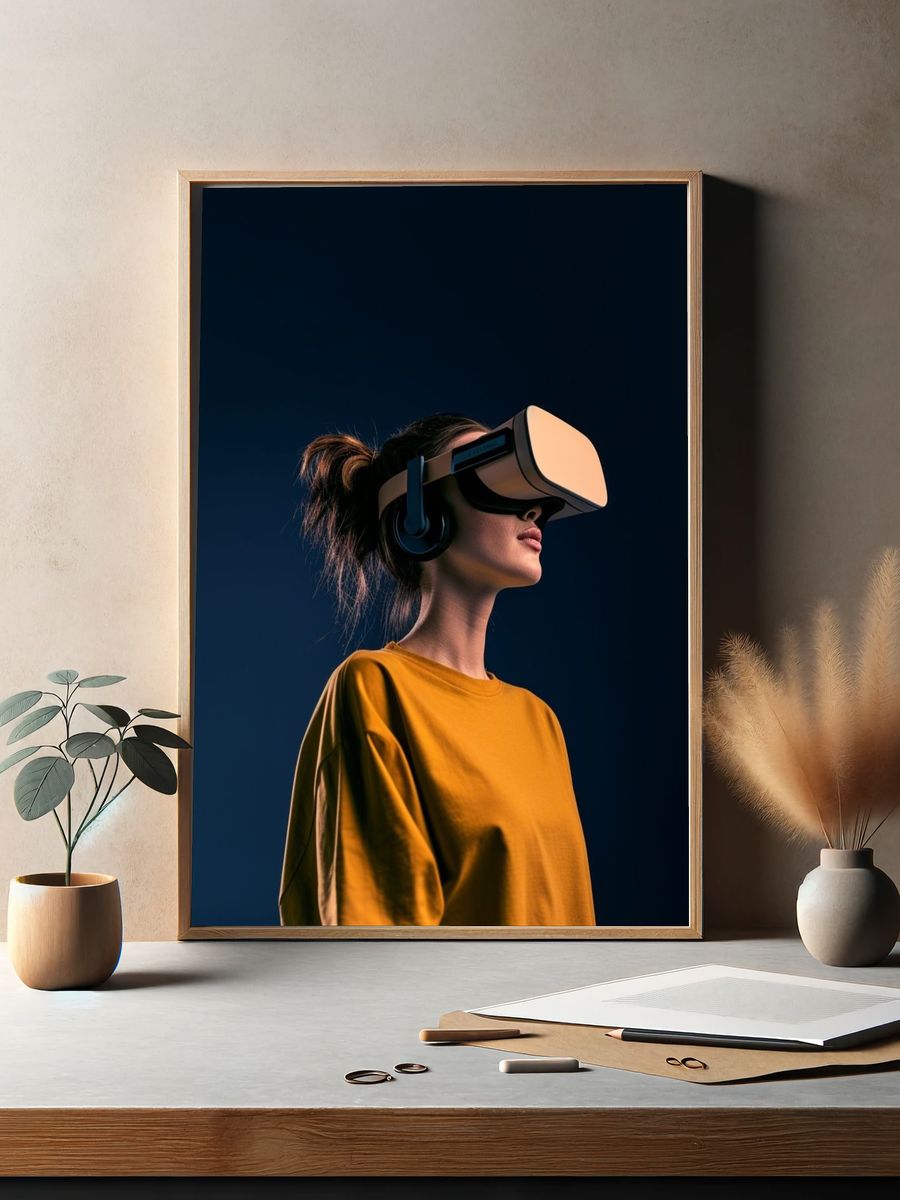 VR Portrait Photography Poster. — room view 2