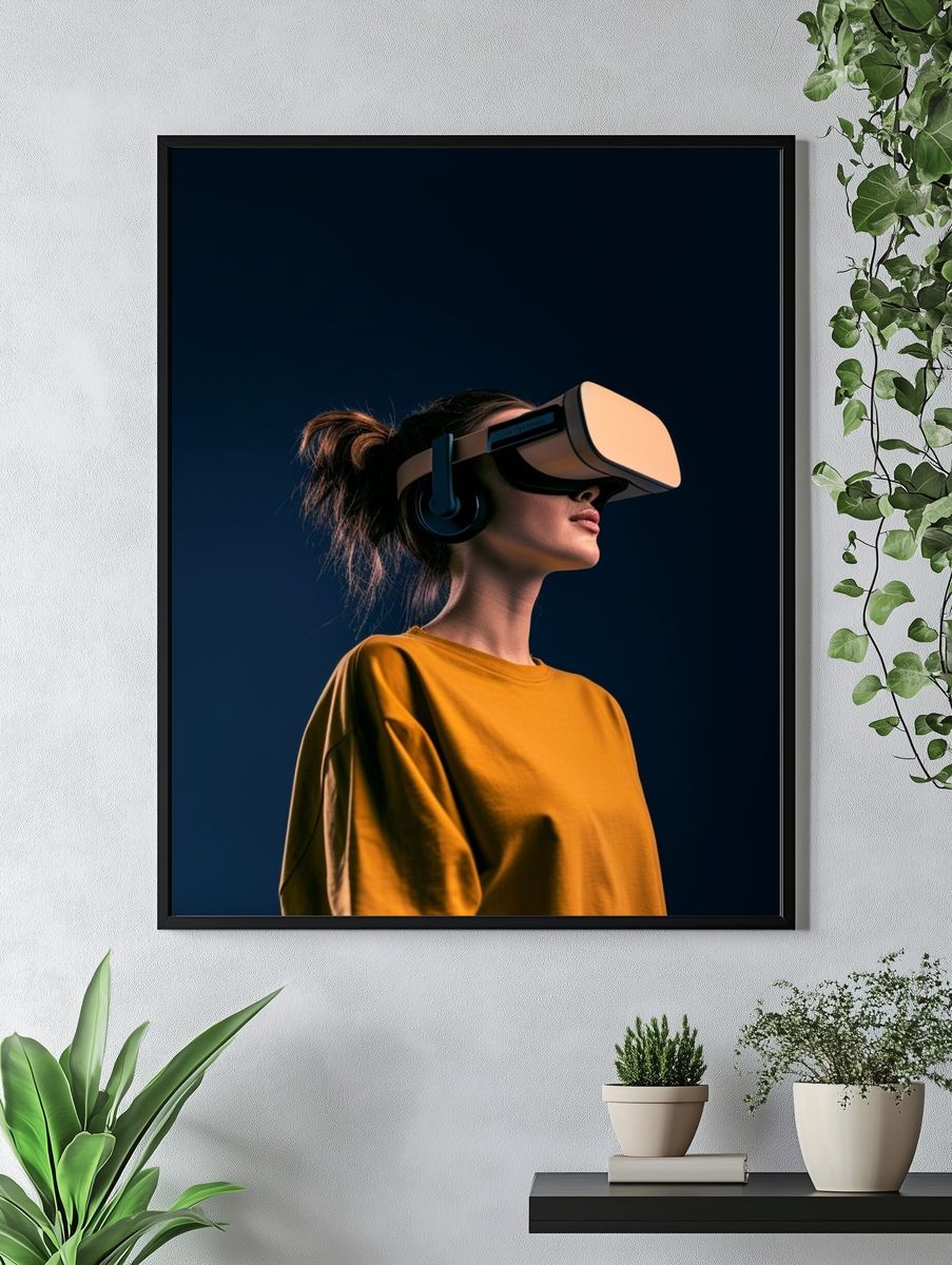 VR Portrait Photography Poster. — room view 4