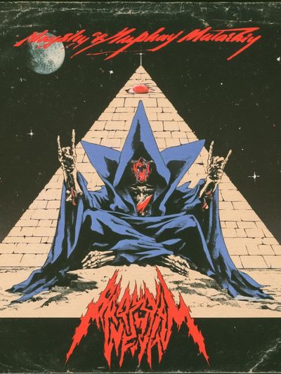 Megalithic Throne — Vintage Print.