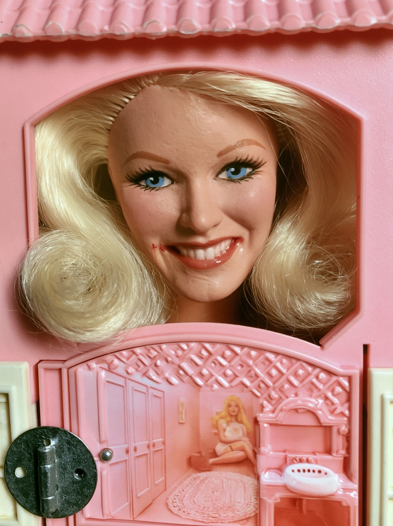 Barbie Doll Portrait Print. poster — vintage art