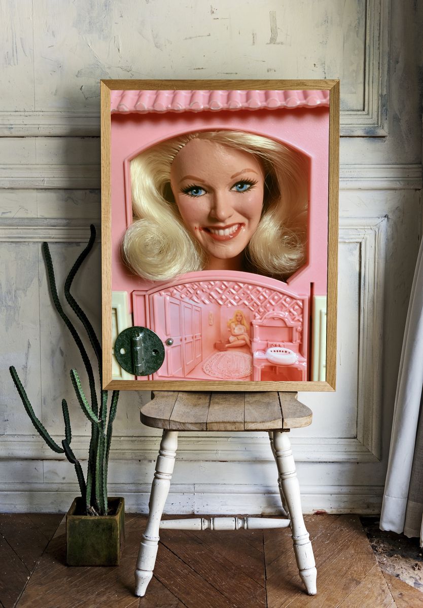 Barbie Doll Portrait Print. — room view 1