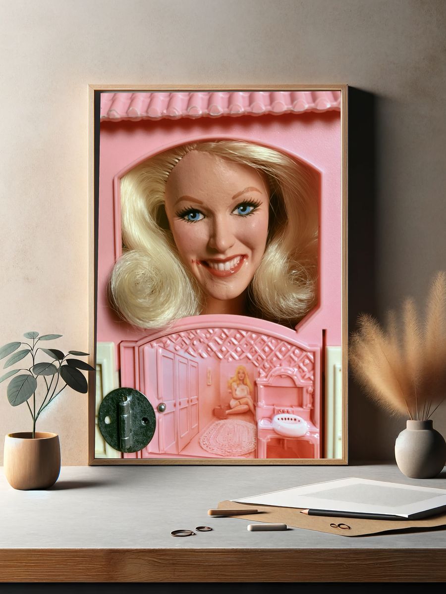 Barbie Doll Portrait Print. — room view 2
