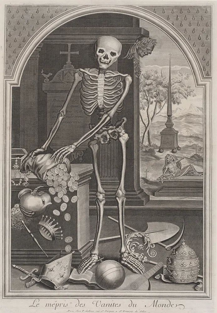 Vanitas Still Life — Fine Art Print. poster — fine-art art
