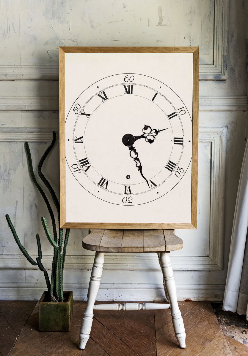 Shelf Clock (c. 1937) Ulrich. — room view 1
