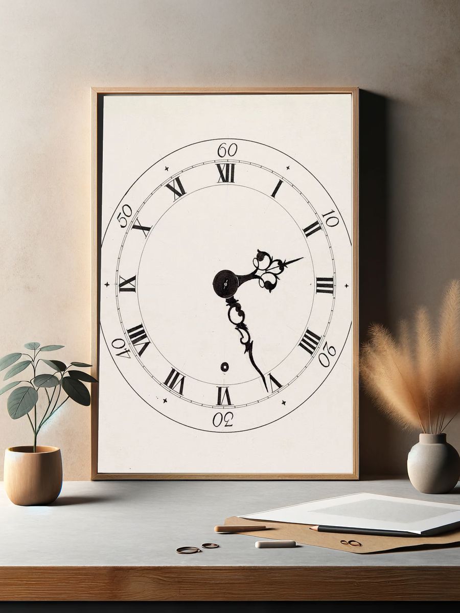 Shelf Clock (c. 1937) Ulrich. — room view 2