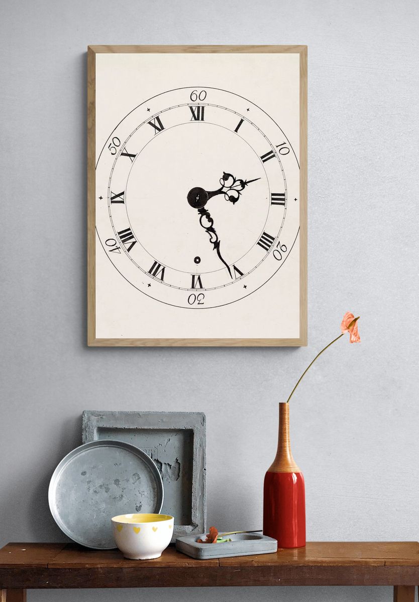 Shelf Clock (c. 1937) Ulrich. — room view 3