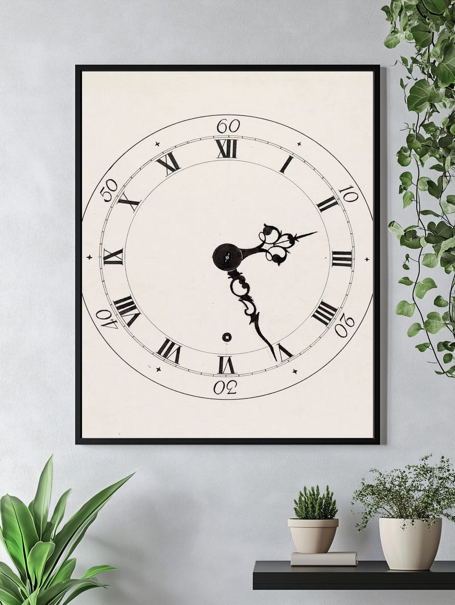Shelf Clock (c. 1937) Ulrich. — room view 4