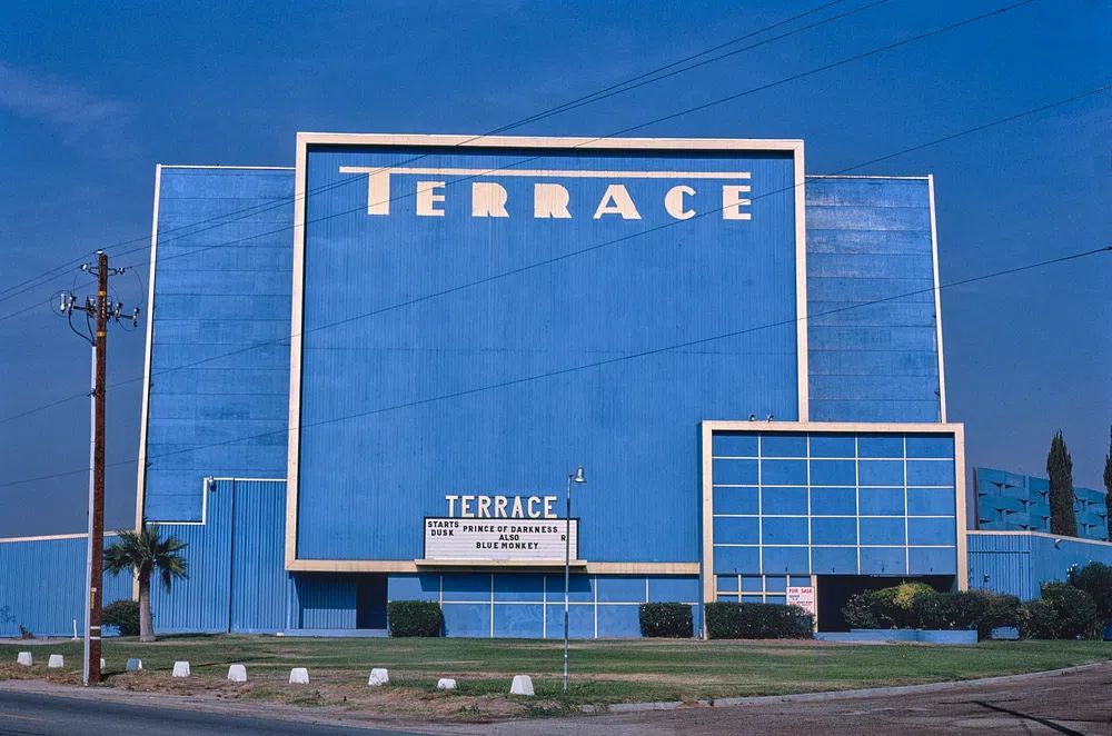 Terrace Theater Vintage Print. poster — vintage art