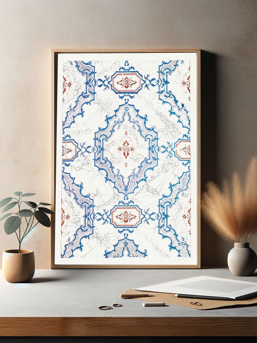 Entrance Hall Wallpaper Collins House. — room view 2