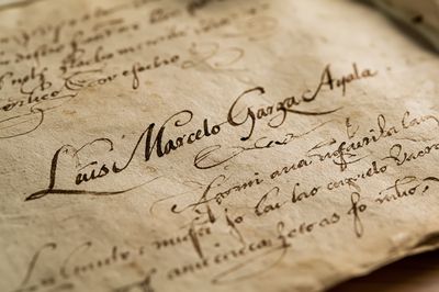 Vintage Handwritten Letter Poster.