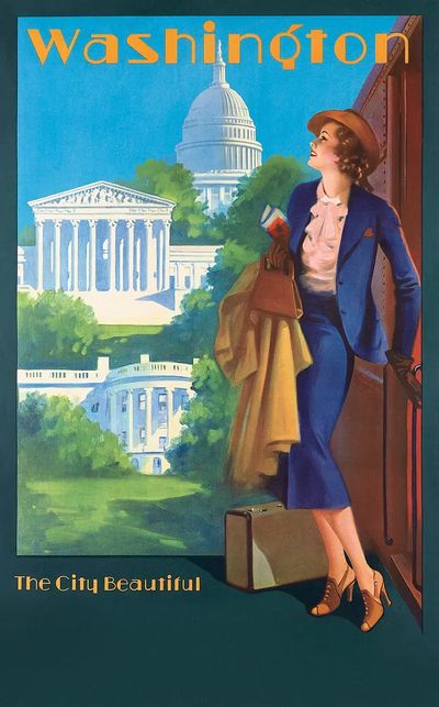Washington — Vintage Travel Poster. poster