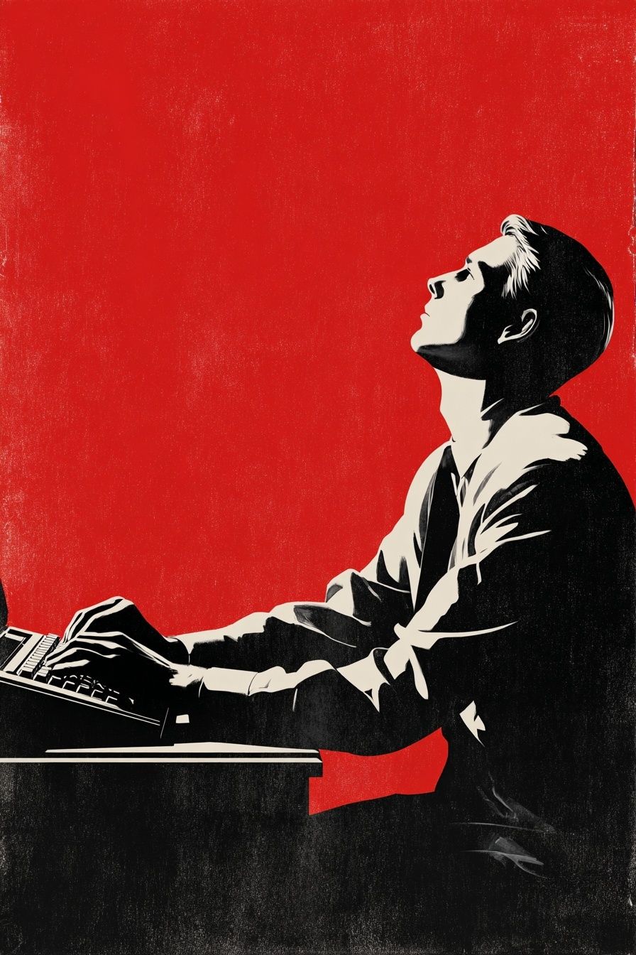 Creative Thinker — Vintage Print. poster — vintage art