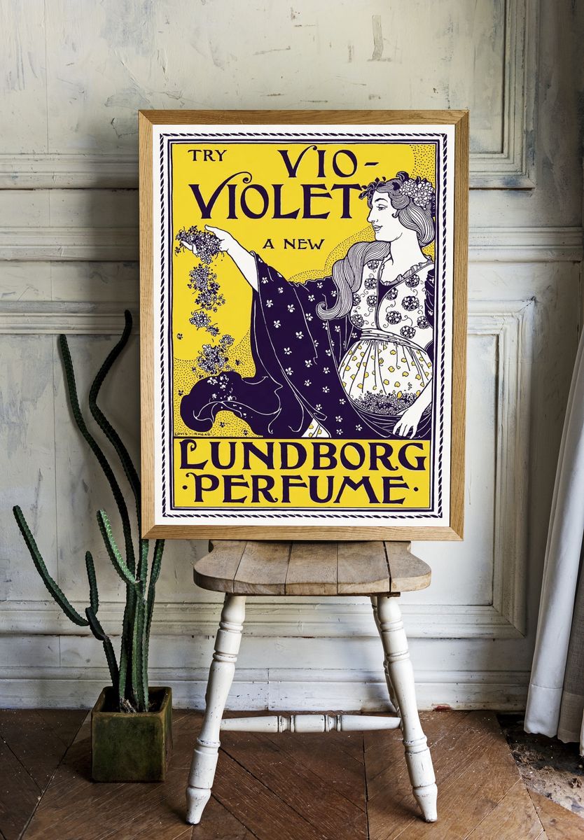 Try vio-violet new Lundborg perfume. room preview