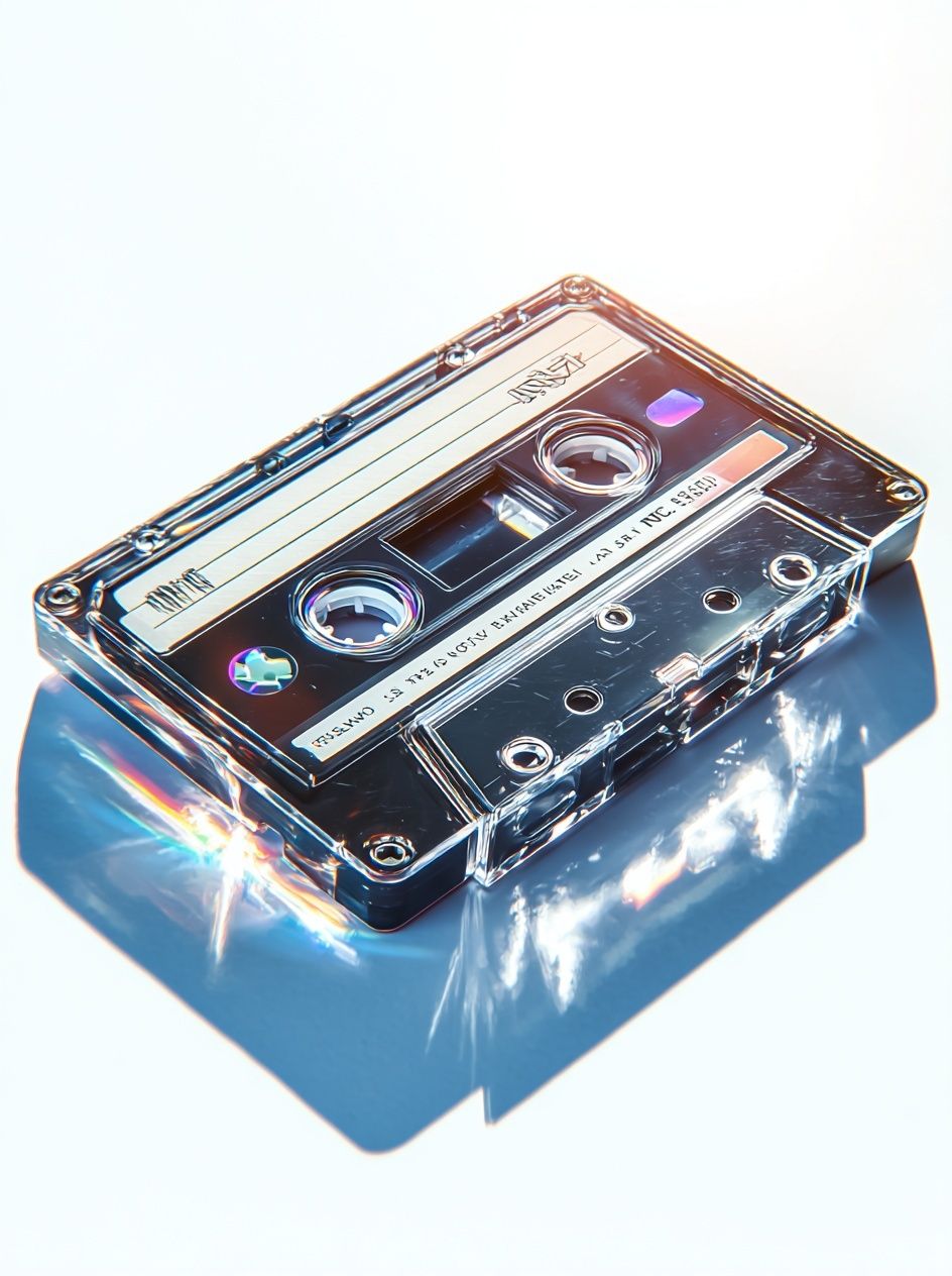 Cassette Tape Retro Poster. poster detail