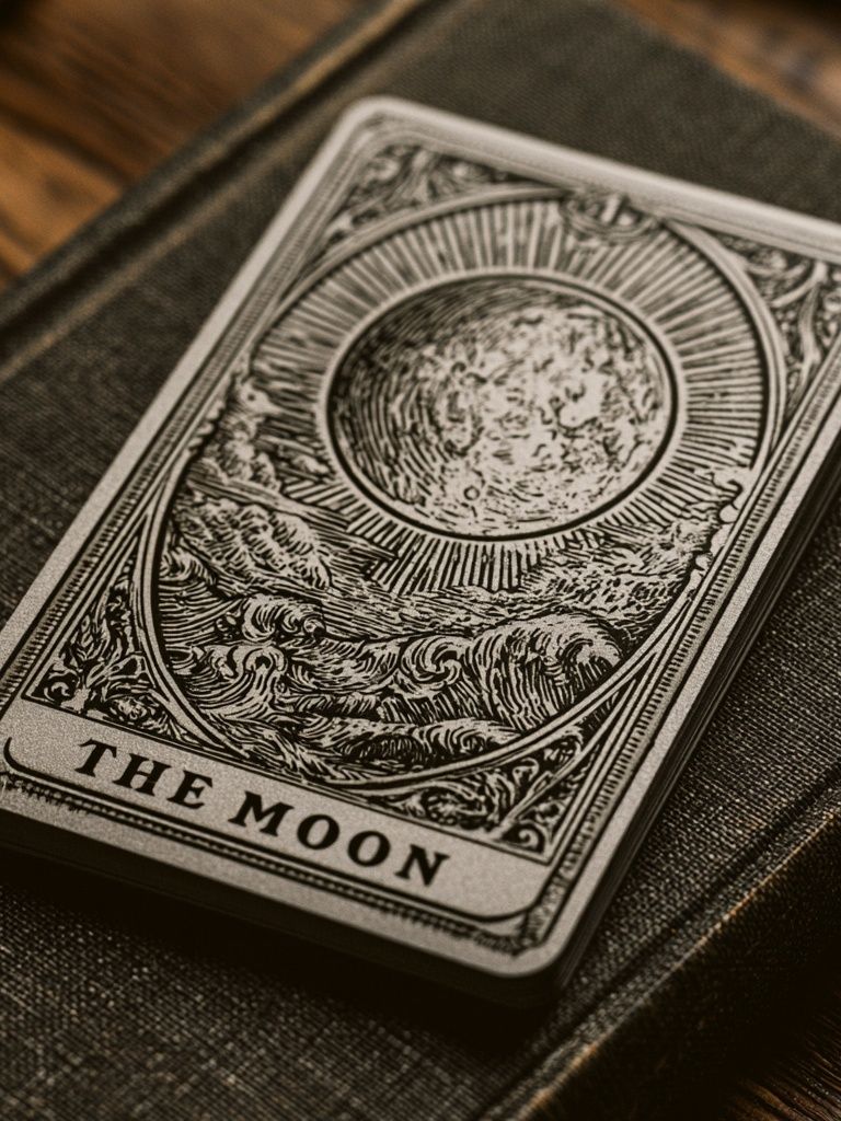 The Moon Tarot Poster. poster — vintage art
