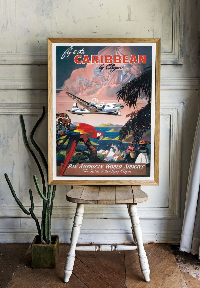 Fly Caribbean Clipper. Pan American. — room view 1