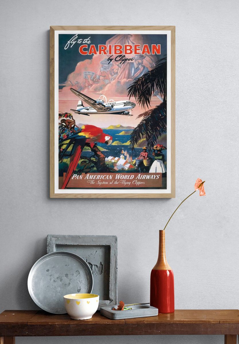 Fly Caribbean Clipper. Pan American. — room view 3
