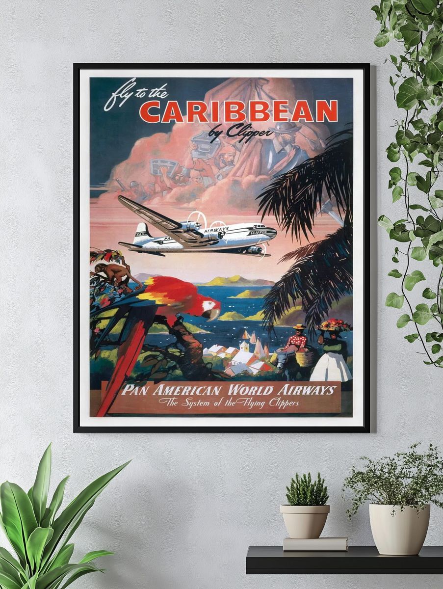 Fly Caribbean Clipper. Pan American. — room view 4
