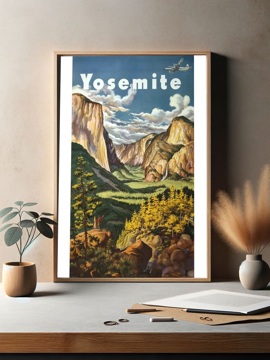 Yosemite. United Air Lines (1945). — room view 2