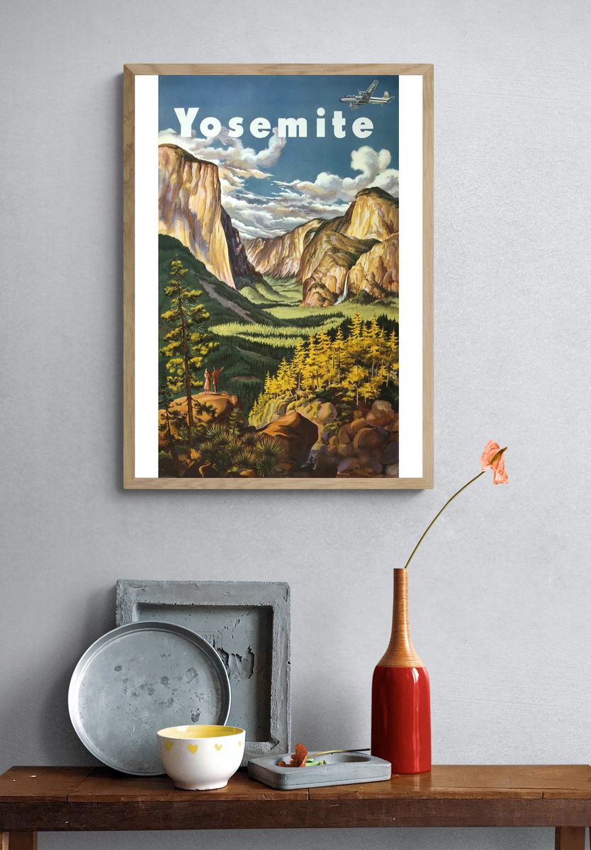 Yosemite. United Air Lines (1945). — room view 3