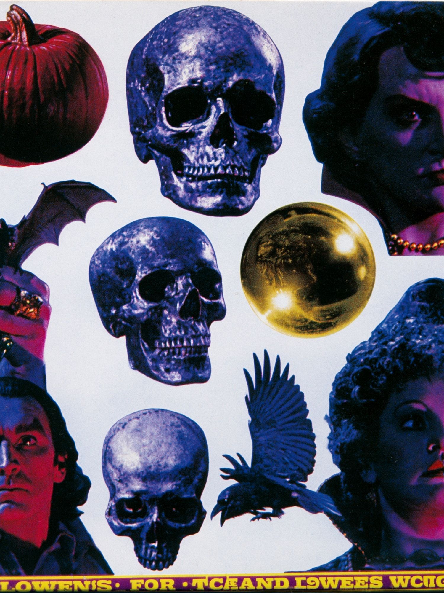 Halloween Horror Collage Poster. poster — vintage art