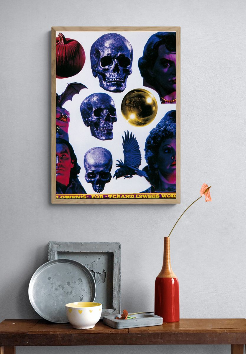 Halloween Horror Collage Poster. — room view 3
