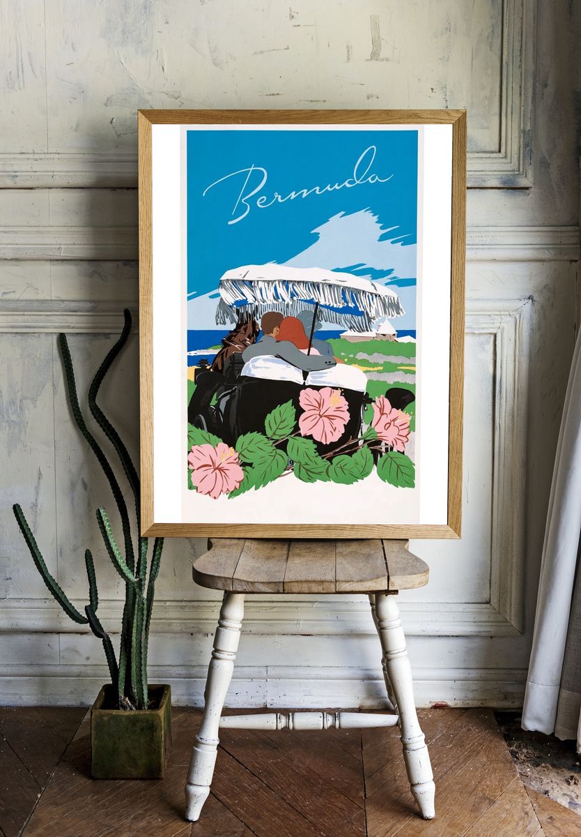 Bermuda (1940-1950) Adolph Treidler. Original. room preview