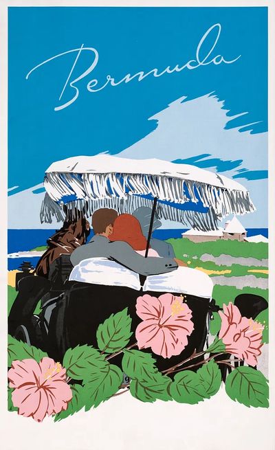Bermuda (1940-1950) Adolph Treidler. Original. poster