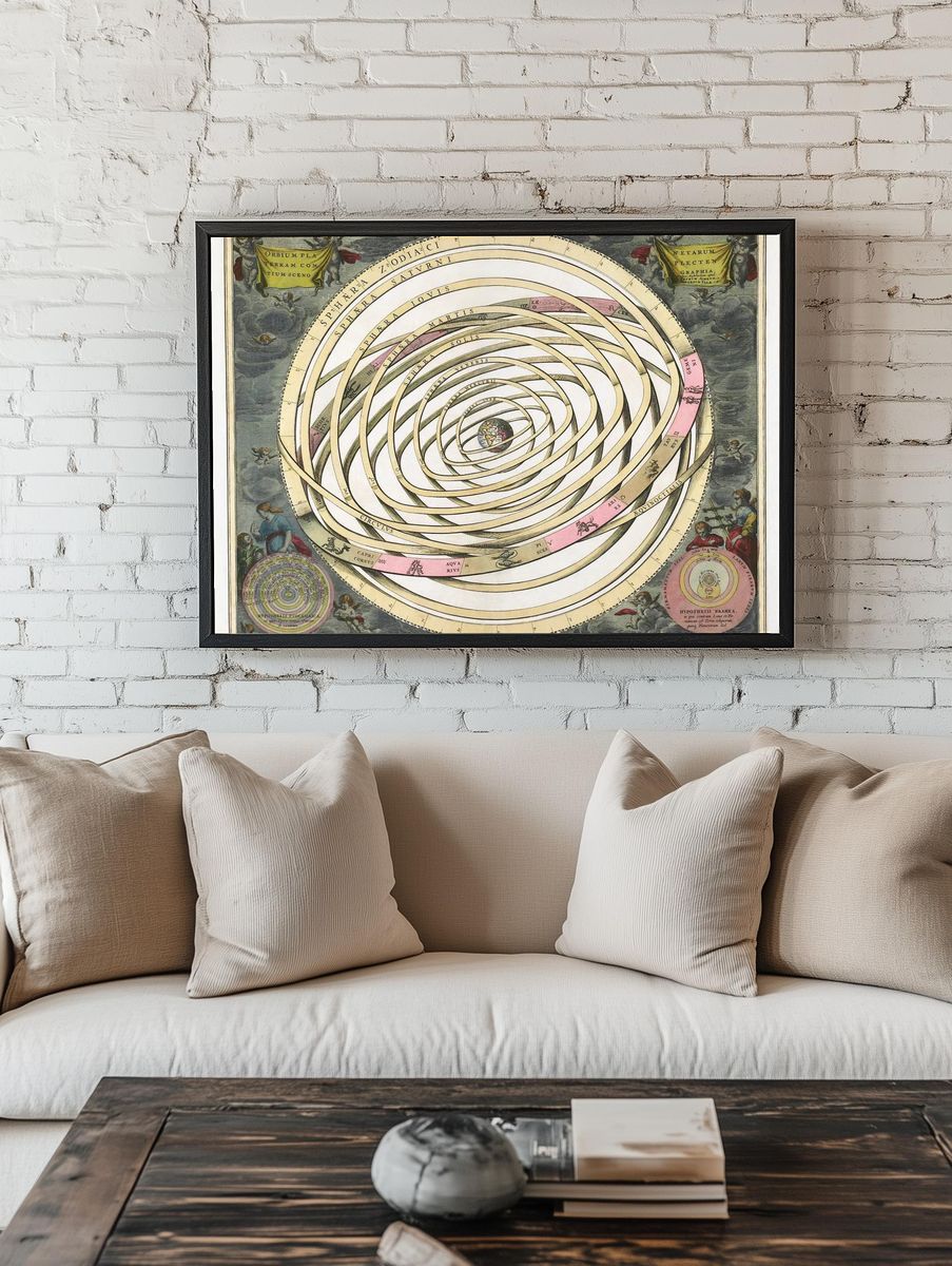 Scenograph Planetary Orbits Encompassing Earth. room preview