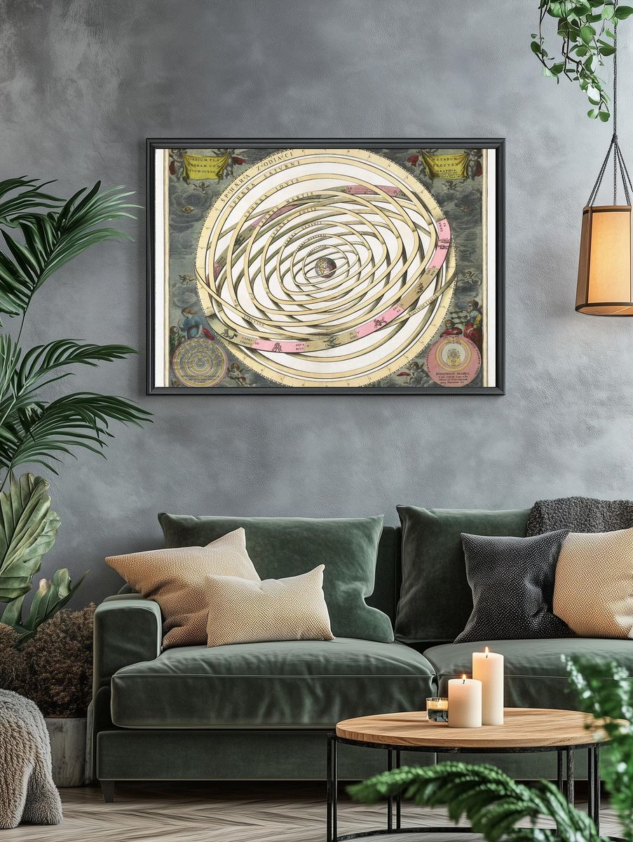 Scenograph Planetary Orbits Encompassing Earth. — room view 4