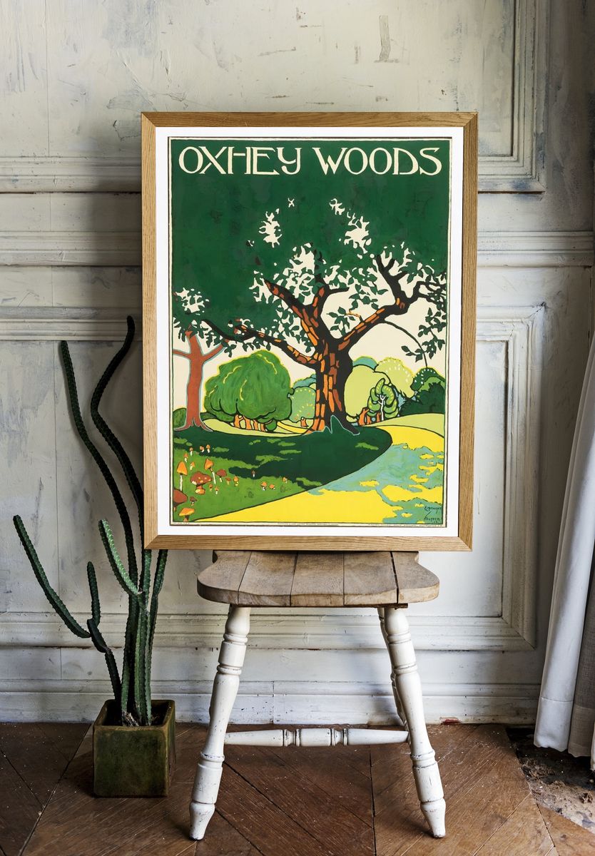 Poster, Oxhey Woods, London Underground room preview