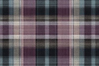 Plum Tartan Plaid Print. poster