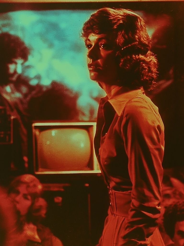 Retro TV Portrait Poster. poster — vintage art