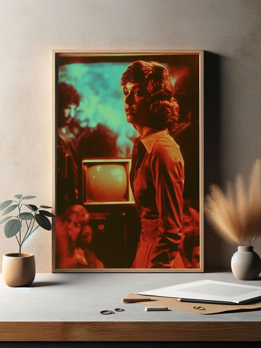 Retro TV Portrait Poster. — room view 2