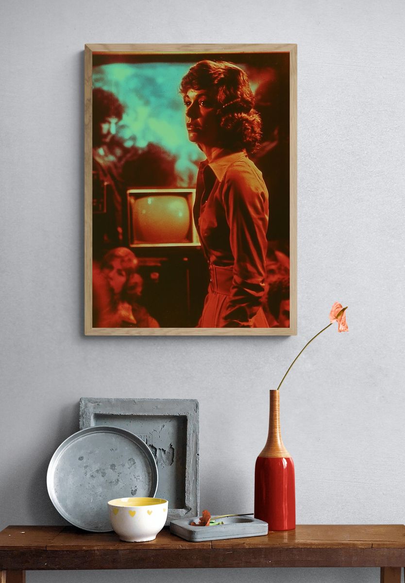 Retro TV Portrait Poster. — room view 3