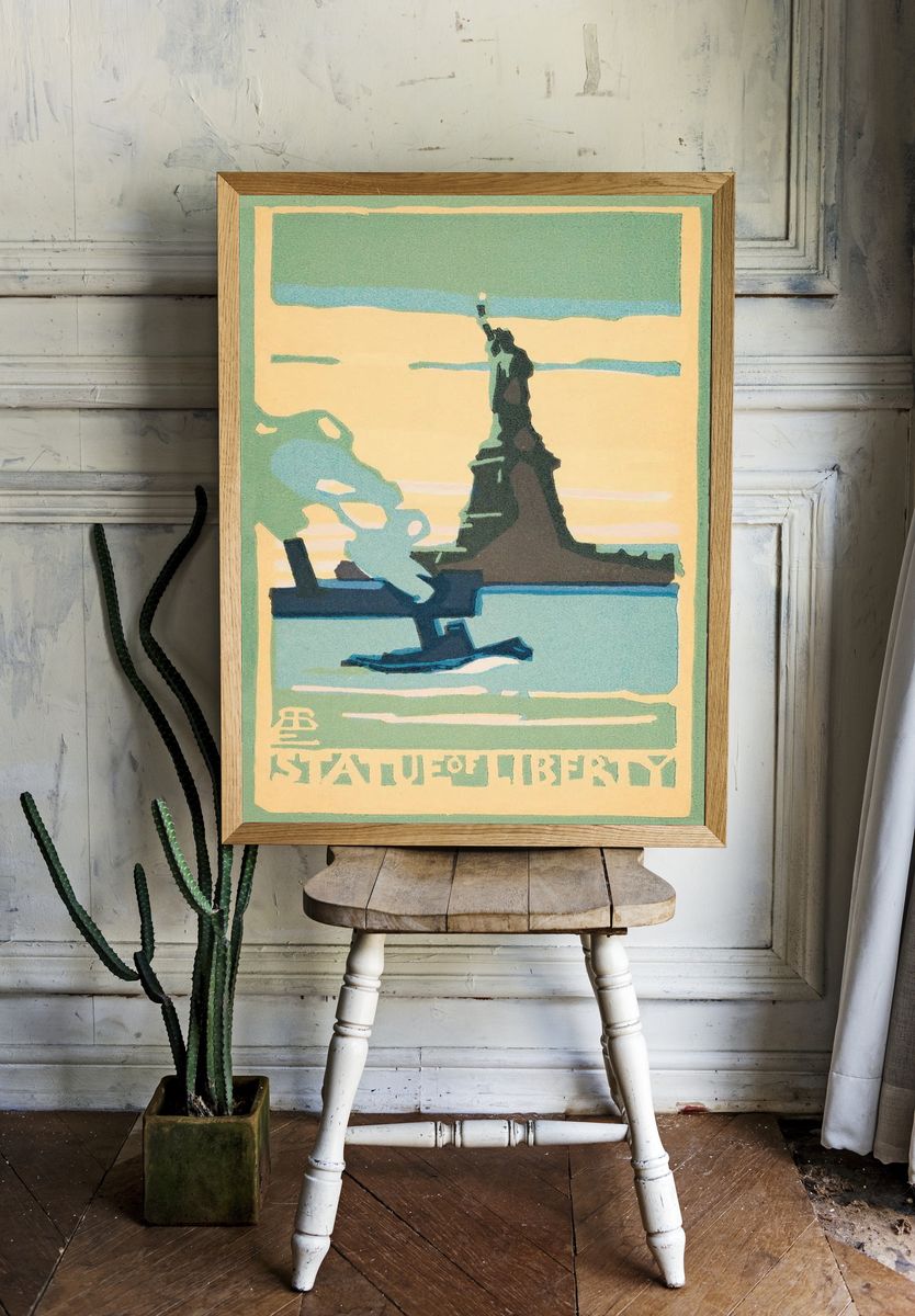 Statue Liberty (1916) Postcards: New. — room view 1