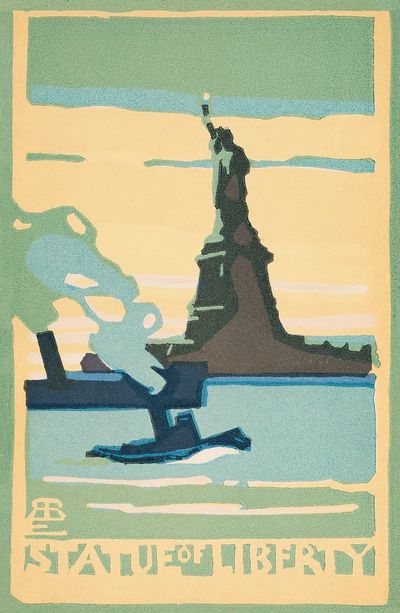 Statue Liberty (1916) Postcards: New.
