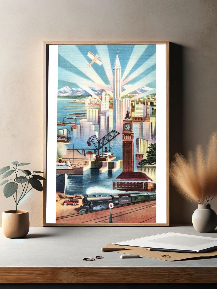 Seattle, Glamour City Washington, east. — room view 2