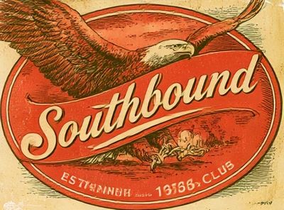 Southbound Vintage Travel Poster. poster