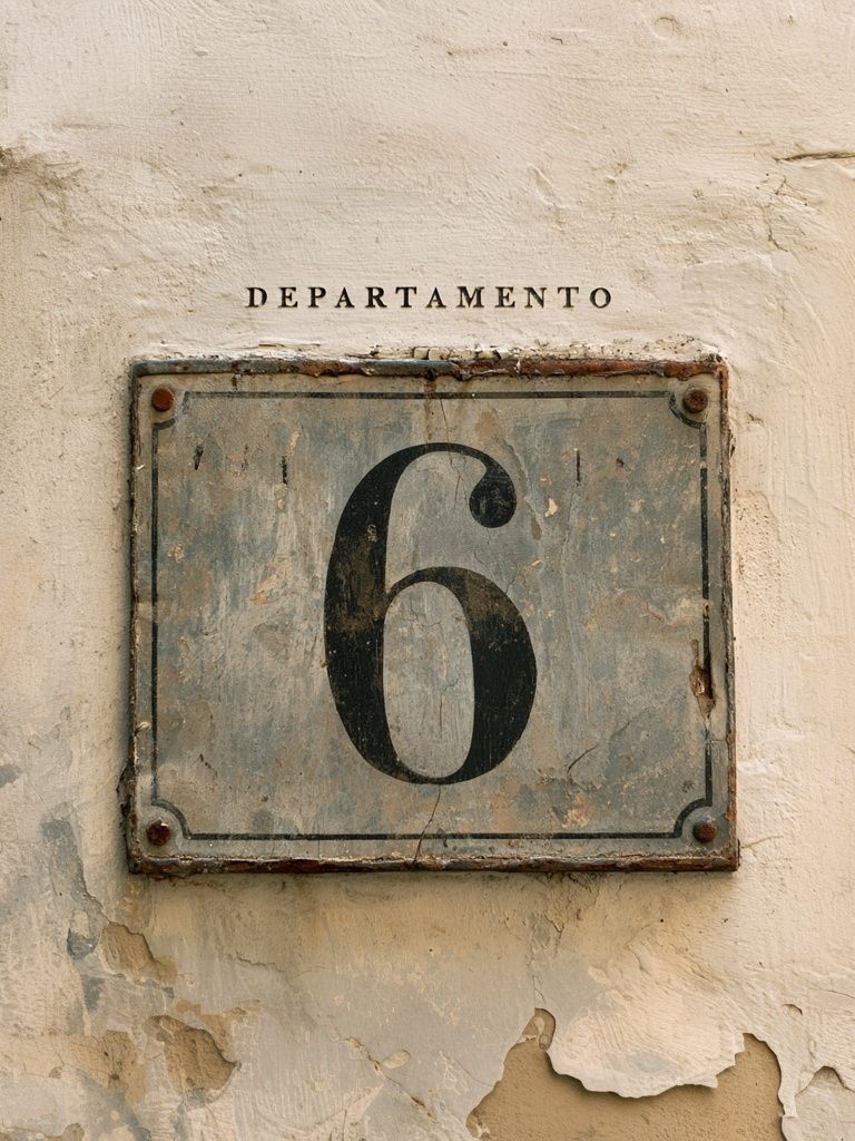 Departamento 6 Vintage Print. poster — vintage art