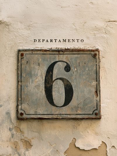 Departamento 6 Vintage Print. poster
