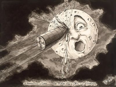 Le voyage dans la lune. poster