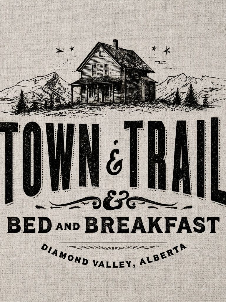 Town & Trail Vintage Travel Poster. poster — vintage art