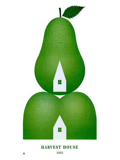 Harvest House Pear Poster.